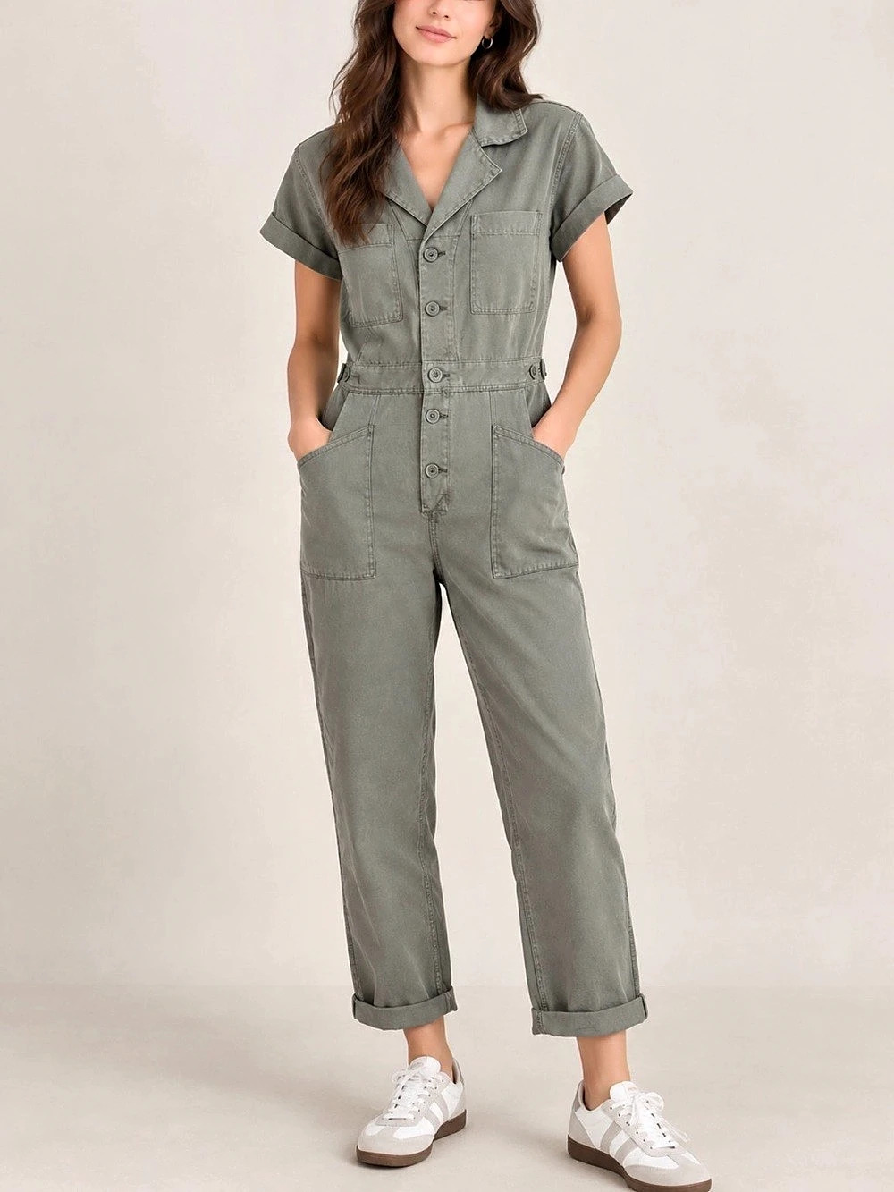 Short Sleeve Field Jumpsuit Short Sleeve Field Utility Jumpsuit